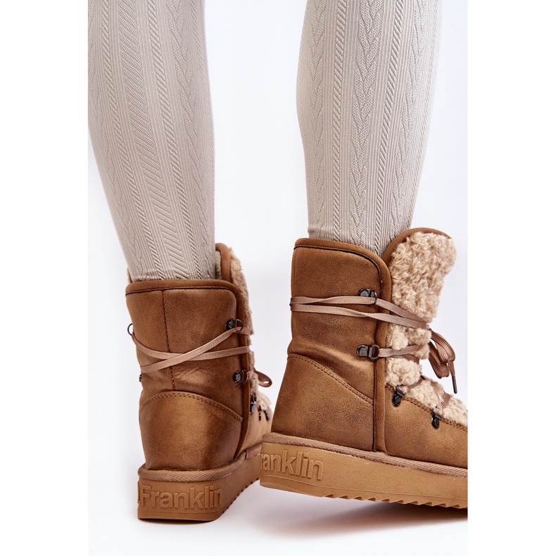 Botas de nieve impermeables con plataforma Vegan D.Franklin DFSH370004 Marrón 2 Botas de nieve impermeables con plataforma Vegan D.Franklin DFSH370004 Marrón 2