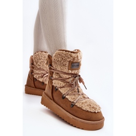 Botas de nieve impermeables con plataforma Vegan D.Franklin DFSH370004 Marrón 11