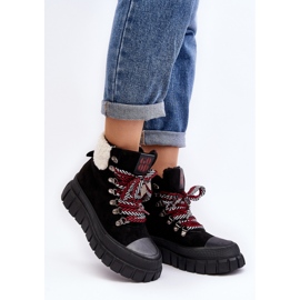 Botas Trapper Aisladas Con Suela Gruesa, Negro Ralotta 2
