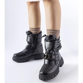 Botas de nieve negras con hebilla decorativa Athos. negro 1
