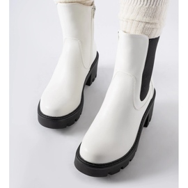 Botas aislantes blancas con bloque Hattiesburg. blanco 2