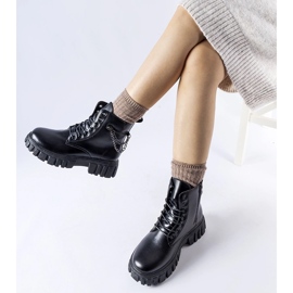 Botas negras con bolsillo Spadafore. negro 2