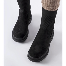 Botas tipo calcetín enormes negras de Hawkins negro 1