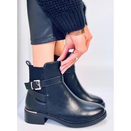 Botas Chelsea clásicas con hebilla, Cowans Black negro 3