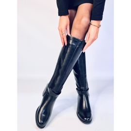 Talboi Botas tacón negro 5