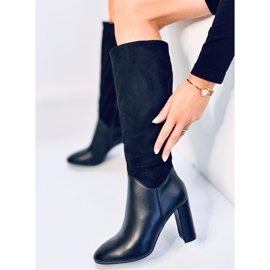 Botas clásicas de tacón Neita Black negro 3