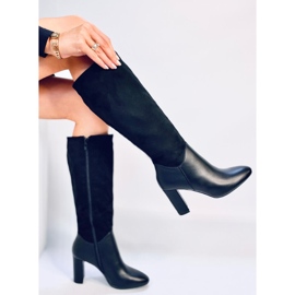 Botas clásicas de tacón Neita Black negro 2