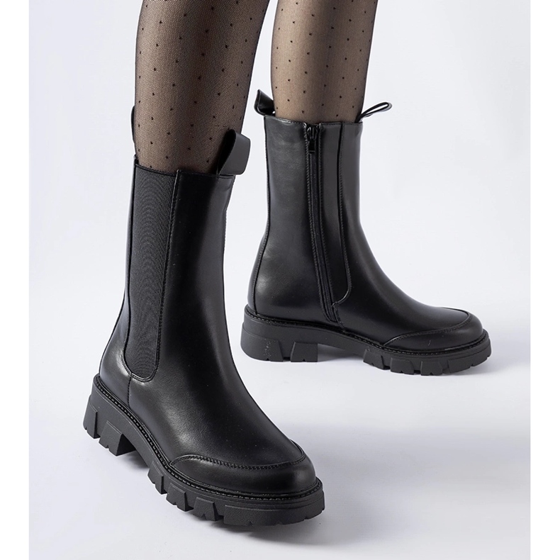 Botas Morbello negras con aislamiento masivo negro 1 Botas Morbello negras con aislamiento masivo negro 1