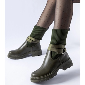 Botines tipo calcetín con aislamiento verde oscuro de Picker 1