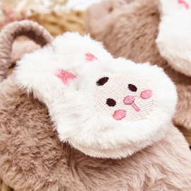 Pantuflas Infantiles Conejito de Pelo Beige Dicera 3