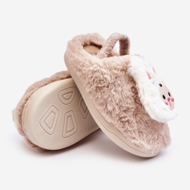 Pantuflas Infantiles Conejito de Pelo Beige Dicera 4