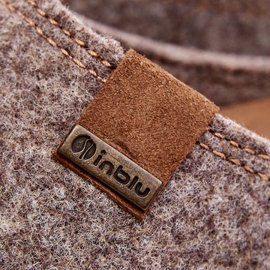 Pantuflas Preventivas Hombre Inblu SI000001 Beige 2