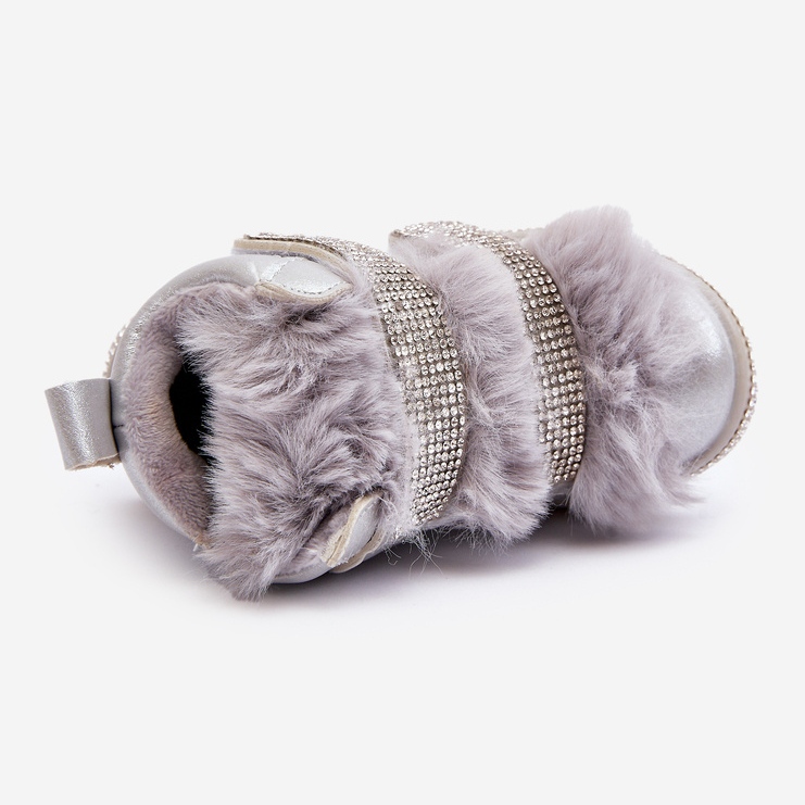 Botas de nieve con aislamiento Leela plateadas para niños plata 1 Botas de nieve con aislamiento Leela plateadas para niños plata 1