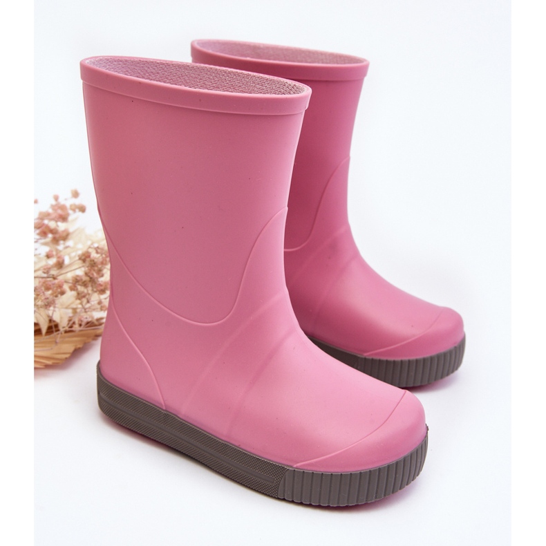 Lemigo Botas de agua para niños Wave Gokids 979 Rosa rosado 2