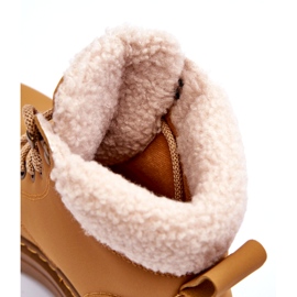 Botas para mujeres con pelaje de piel de oveja marrón 1 Botas para mujeres con pelaje de piel de oveja marrón 1