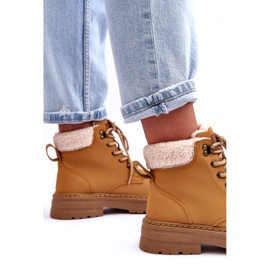 Botas para mujeres con pelaje de piel de oveja marrón 2 Botas para mujeres con pelaje de piel de oveja marrón 2