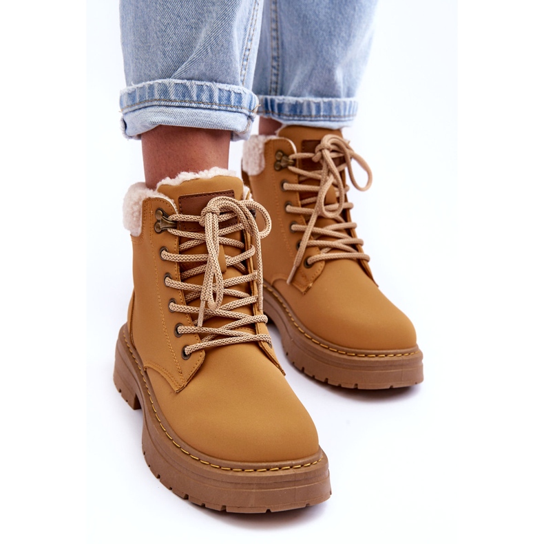Botas para mujeres con pelaje de piel de oveja marrón 3 Botas para mujeres con pelaje de piel de oveja marrón 3