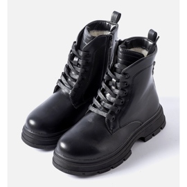 Botas de niña con aislamiento de grafito de Basara negro 3