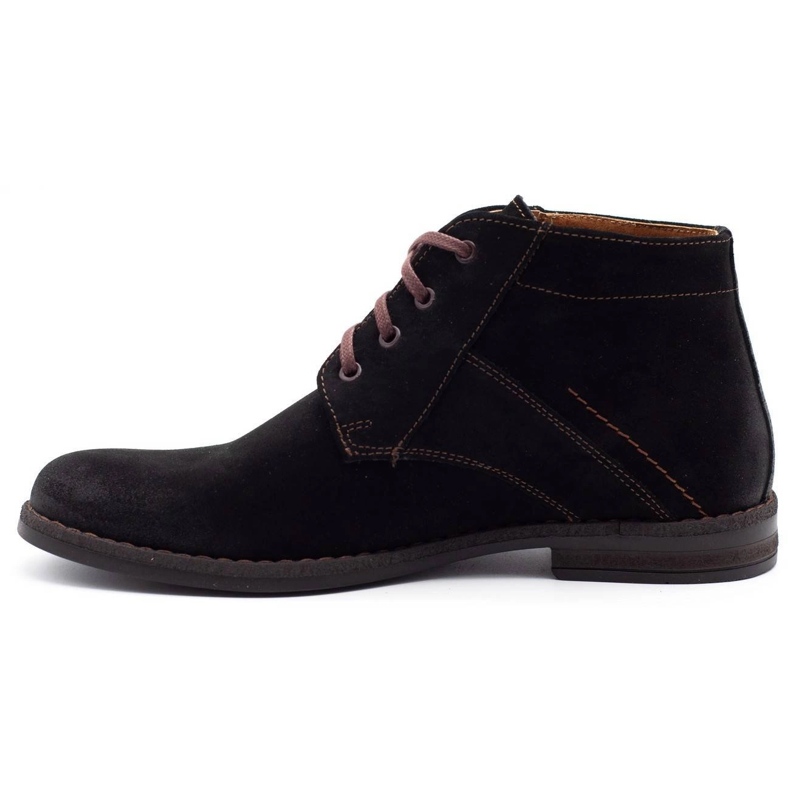 Olivier Botas de hombre negras Jodhpur 605 negro 1