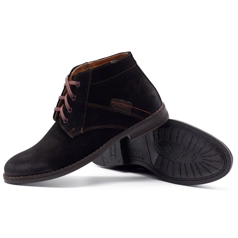 Olivier Botas de hombre negras Jodhpur 605 negro 3