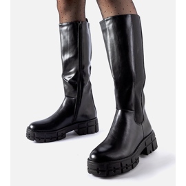 Botas planas Ceredano aislantes negras negro 2