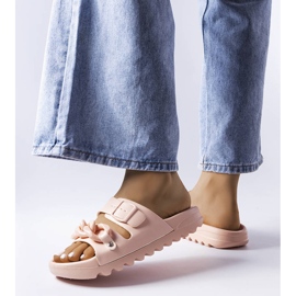 Chanclas Étoile de goma rosa rosado 1