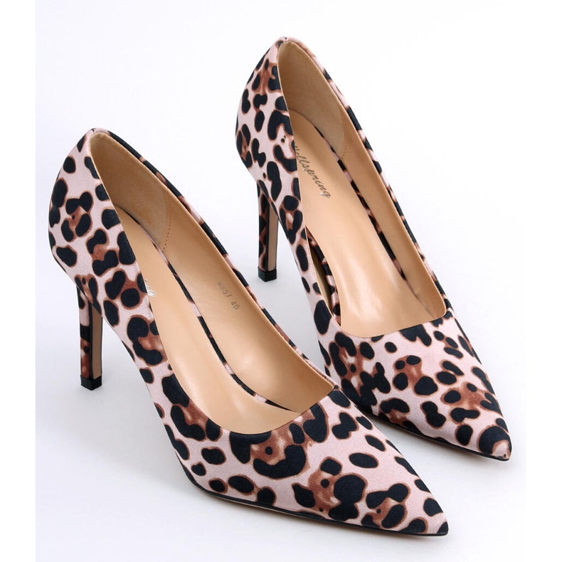 Stilettos mujer Telisha Leopardo beige 2