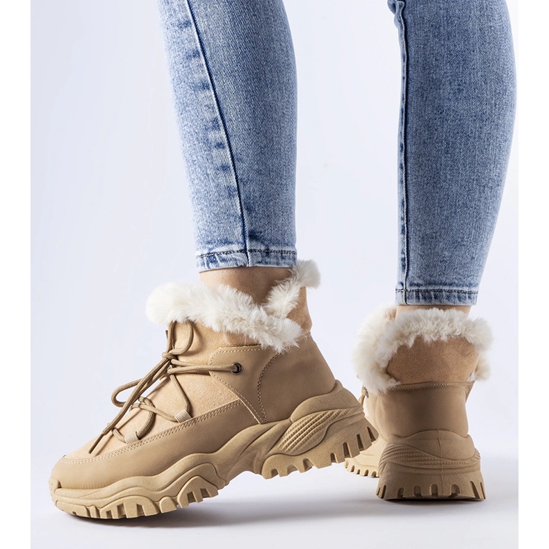 News Botas de nieve con aislamiento beige de Petaluma 1