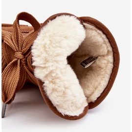 Botas de nieve para mujer con cordones D.Franklin DFSH370006 Marrón 7