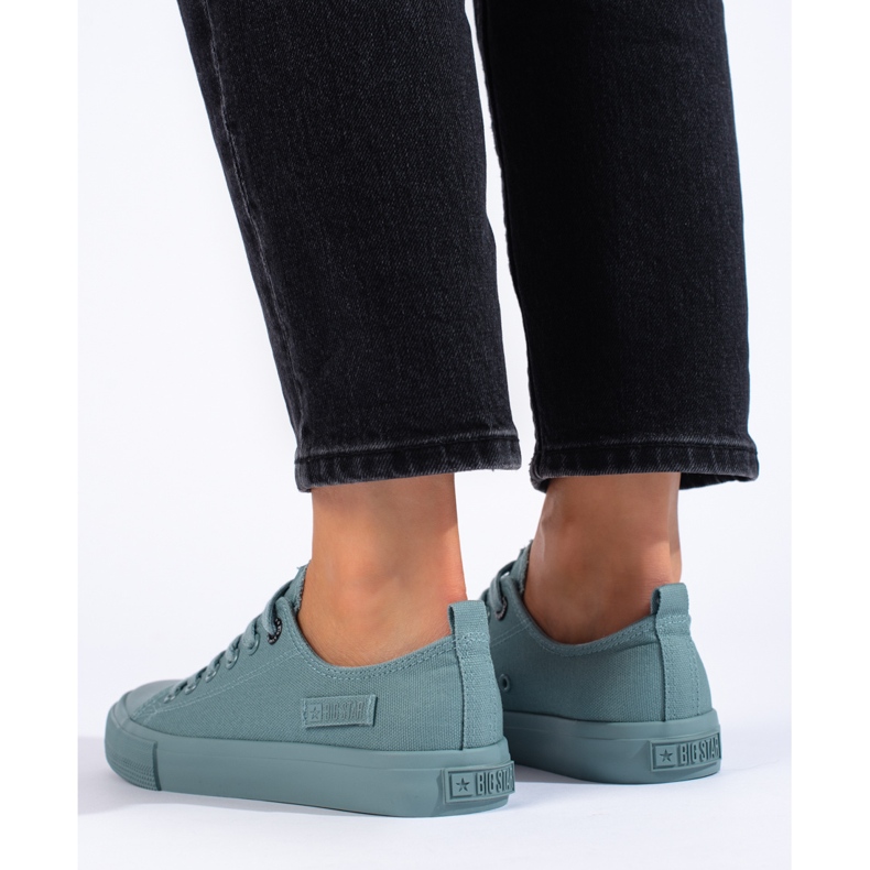 Deportivas mujer verde oscuro Big Star LL274019 1