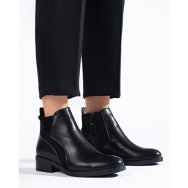 SHELOVET Botas cortas de mujer negras. negro 3