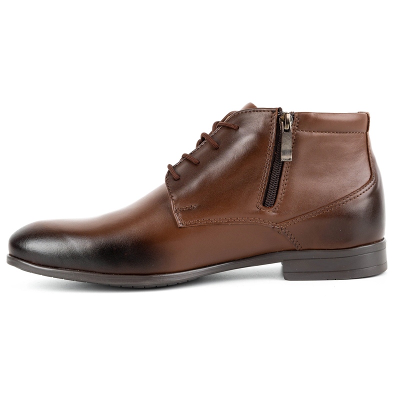 Olivier Zapatos de vestir hombre piel insulada 802MA marrón 1