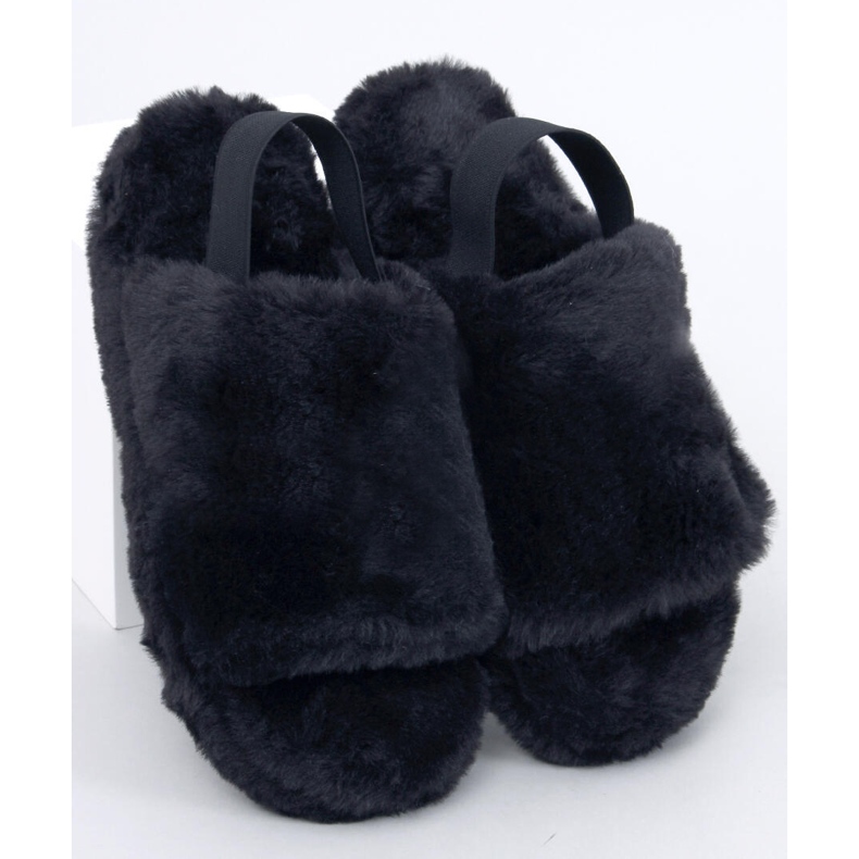 Pantuflas de mujer con elástico Quarr Negro 1 Pantuflas de mujer con elástico Quarr Negro 1