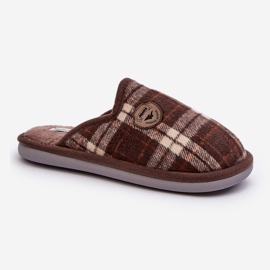 Pantuflas Kallile de hombre de color marrón 3