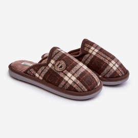 Pantuflas Kallile de hombre de color marrón 1