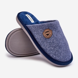 Pantuflas Makis Clásicas Azules para Hombre 1