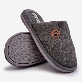 Pantuflas Makis clásicas grises para hombre 5