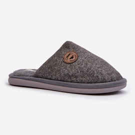 Pantuflas Makis clásicas grises para hombre 3