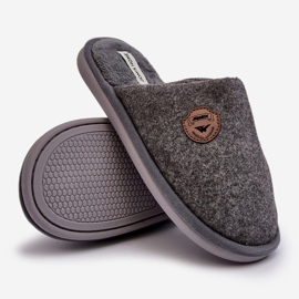 Pantuflas Makis clásicas grises para hombre 1 Pantuflas Makis clásicas grises para hombre 1