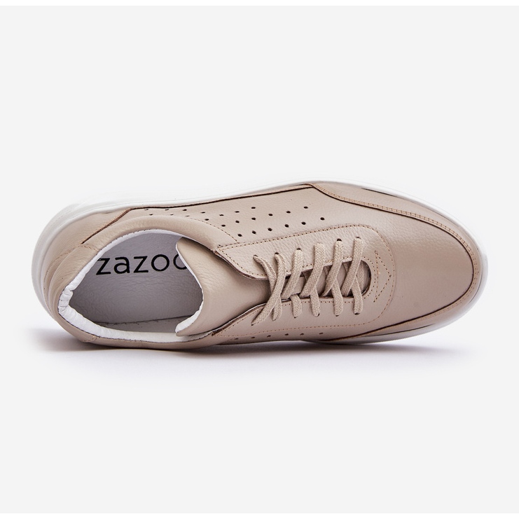 Deportivas Hombre Piel Zazoo 1544 Beige 1