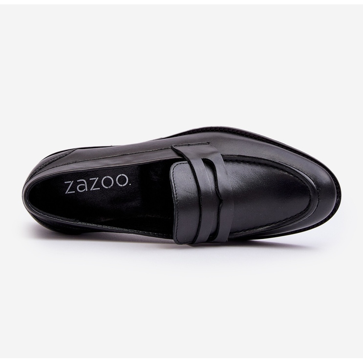 Mocasines Hombre Piel Zazoo 1570/1 Negro 2