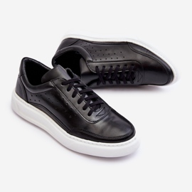 Deportivas Hombre Piel Zazoo 1544 Negro 6