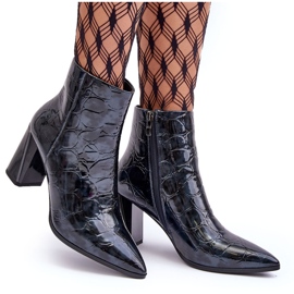 Botines charol S.Barski MR870-58 Azul marino 4