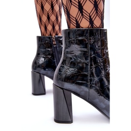 Botines charol S.Barski MR870-58 Azul marino 3