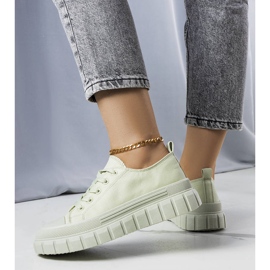 BM Zapatillas verdes con plataforma de Laverne 2