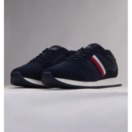 Zapatillas Tommy Hilfiger Runner Evo Mix M FM0FM04699 DW5 azul 1