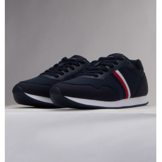 Zapatillas Tommy Hilfiger Core Lo Runner M FM0FM04504 DW5 azul 1 Zapatillas Tommy Hilfiger Core Lo Runner M FM0FM04504 DW5 azul 1