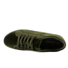 Deportivas Terciopelo BL70P Verde Oscuro 3