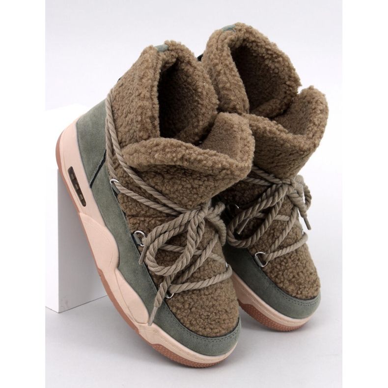 Botas de nieve con aislamiento Remal Green verde 1 Botas de nieve con aislamiento Remal Green verde 1