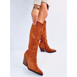 Botas cowboy Russe Camel marrón 2